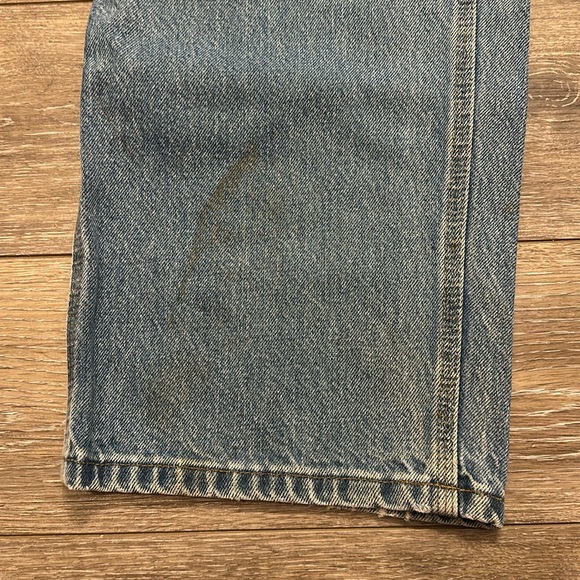 CARHARTT JEANS DOUBLE KNEE DUNGAREE FIT BLUE VTG TAG SIZE 36x34 MEASURES 34x33 - Picture 9 of 16